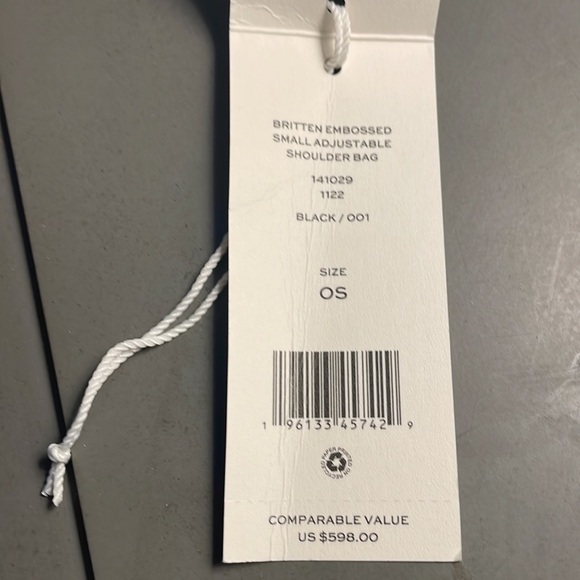 TORY BURCH Britten Embossed small adjustable shoulder bag - Picture 8 of 11